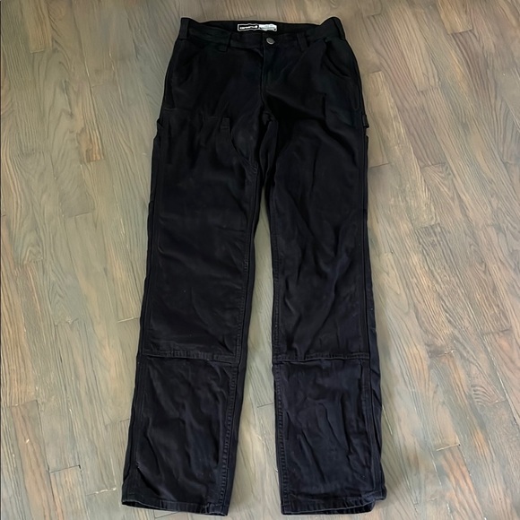 Carhartt Pants - Like New Carhartt Rugged Flex Loose Fit Black Women's Pants size 2 tall